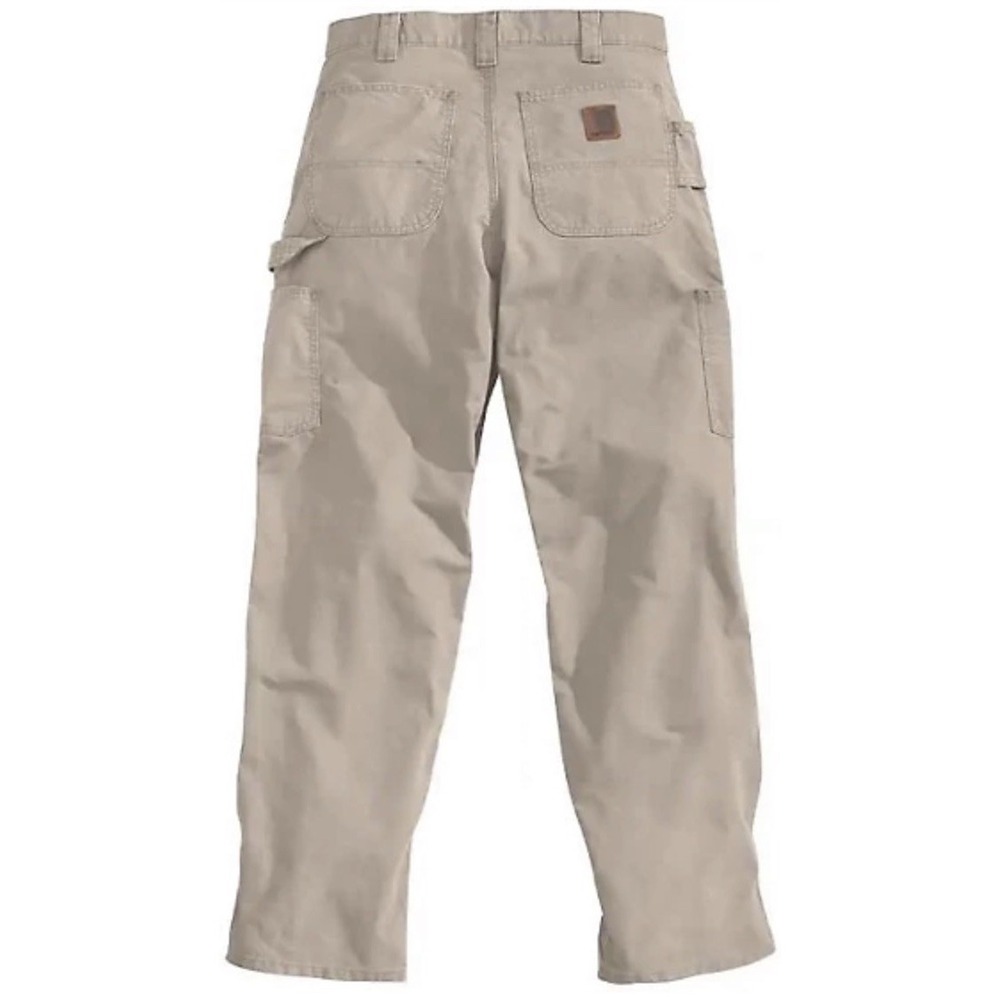 New Carhartt Loose Fit Canvas Utility Work Pant Tan BN0151-M Size‎ 35x33 Actual